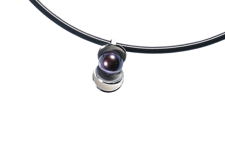 31036-necklace, silver 925, pearl