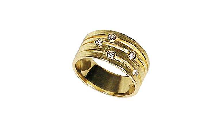 02254-ring, gold 750 with brillants