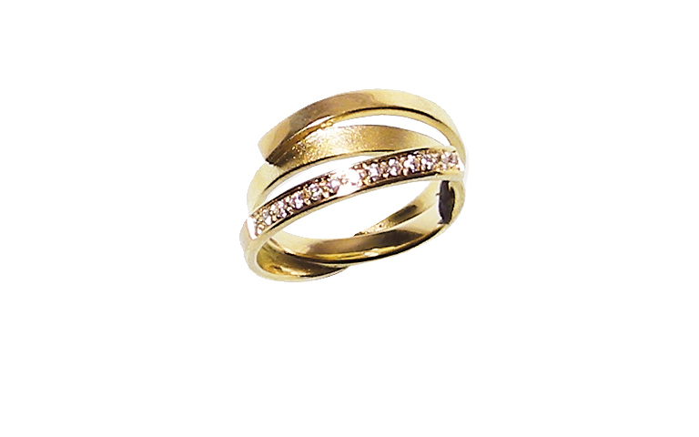 05178-ring, gold 750, brillants
