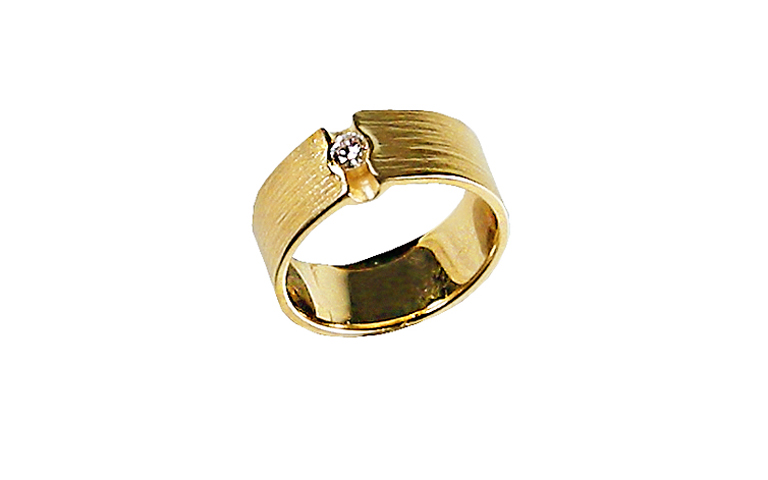 05240-ring, gold 750, brillant