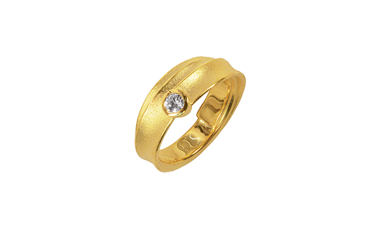 05283-ring, gold 750 and brillant