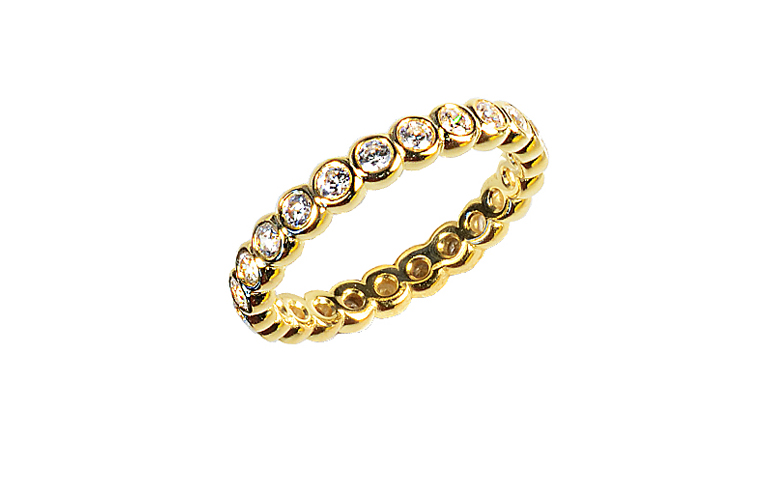 05458-ring, gold 750 with brillants