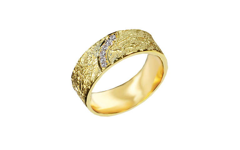 05481-ring, gold 750 with brillants