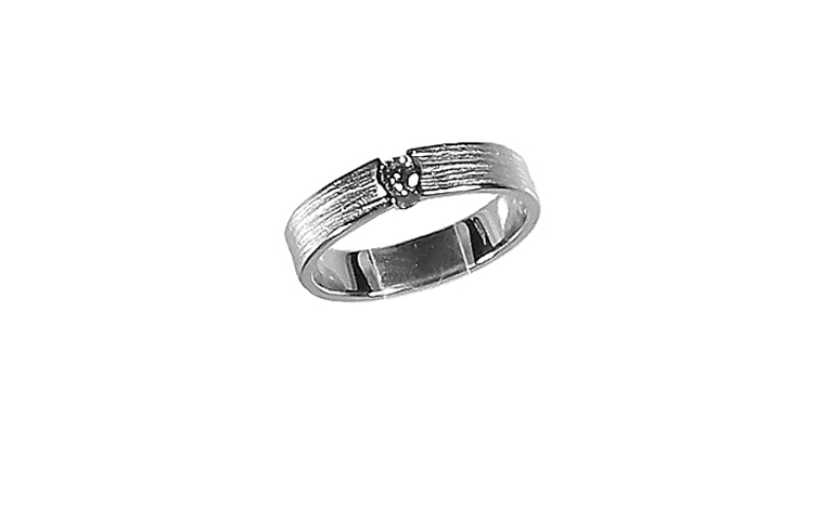 42251-ring, white gold 750, brillant