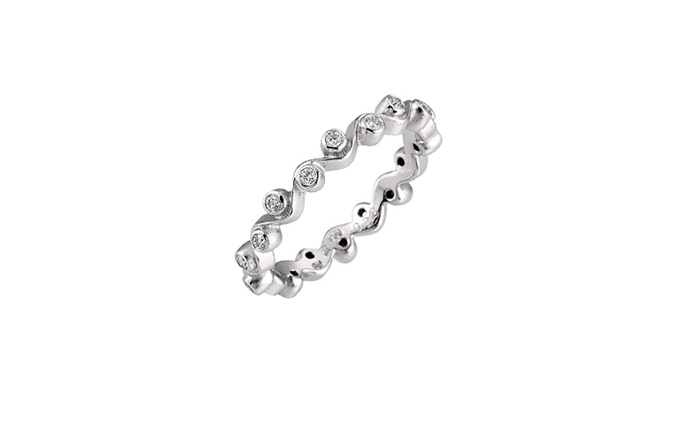 45191-ring, white gold 750 with brillants