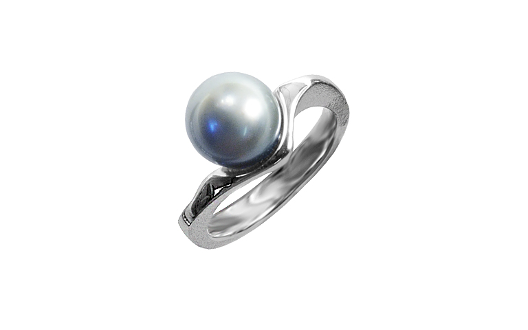 45390-ring, gold 750 mit pearl