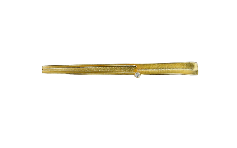 08011-tie-clip, gold 750, brillant