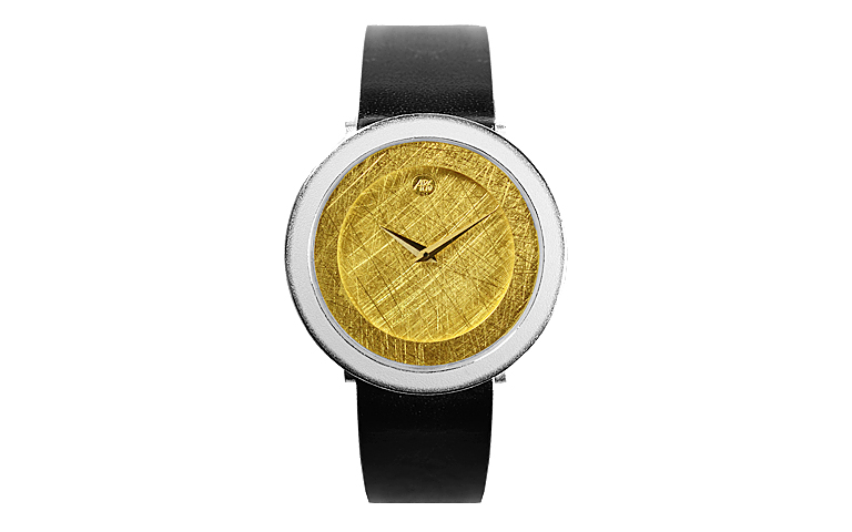 16113-watch, silver 925, gold 750