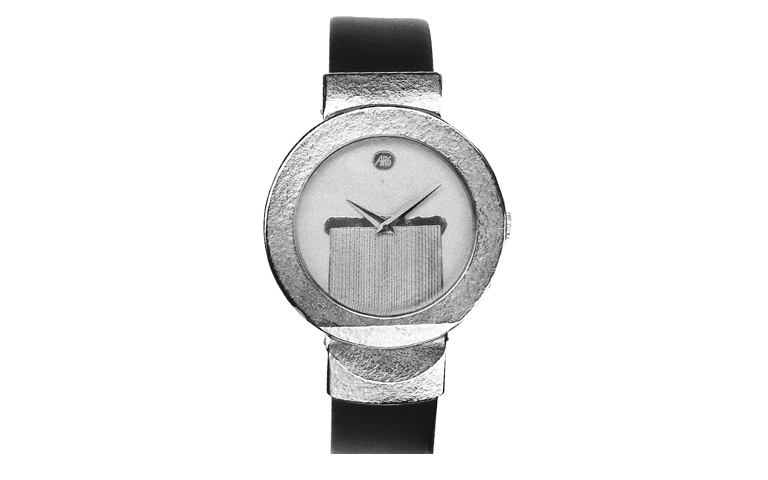 46351-watch, white gold 750